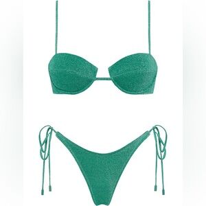 AUTHENTIC TRIANGL MALA JADED SPARKLE BIKINI